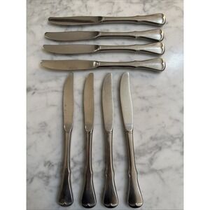 (Oneida Community Stainless Patrick Henry DINNER KNIVES Flatware Set Of 8